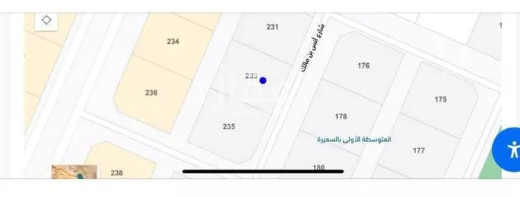 أرض للبيع في شارع انس بن مالك, حي السعيرة, مدينة السعيرة, المنطقة الشرقية