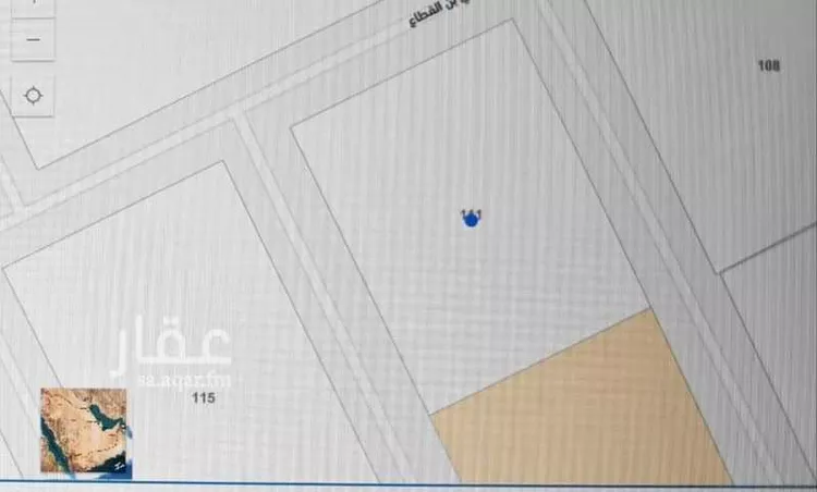 أرض للبيع في شارع علي بن القطاع, حي الغنامية, مدينة الرياض, منطقة الرياض