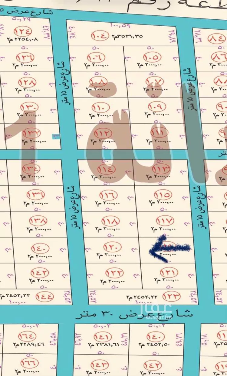 أرض للبيع في شارع العماريه 177, حي مزارع وادى العماريه, مدينة مزارع وادى العماريه, منطقة الرياض صورة 2