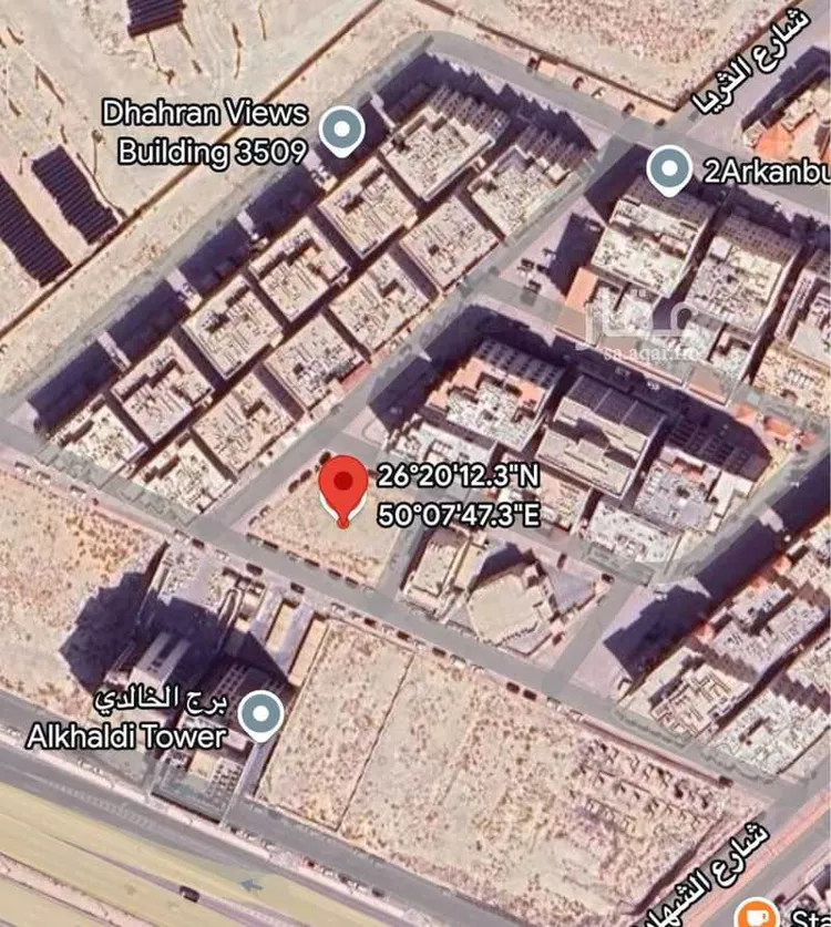 أرض للبيع في شارع 21ب, حي الجامعة, مدينة الظهران, المنطقة الشرقية صورة 2