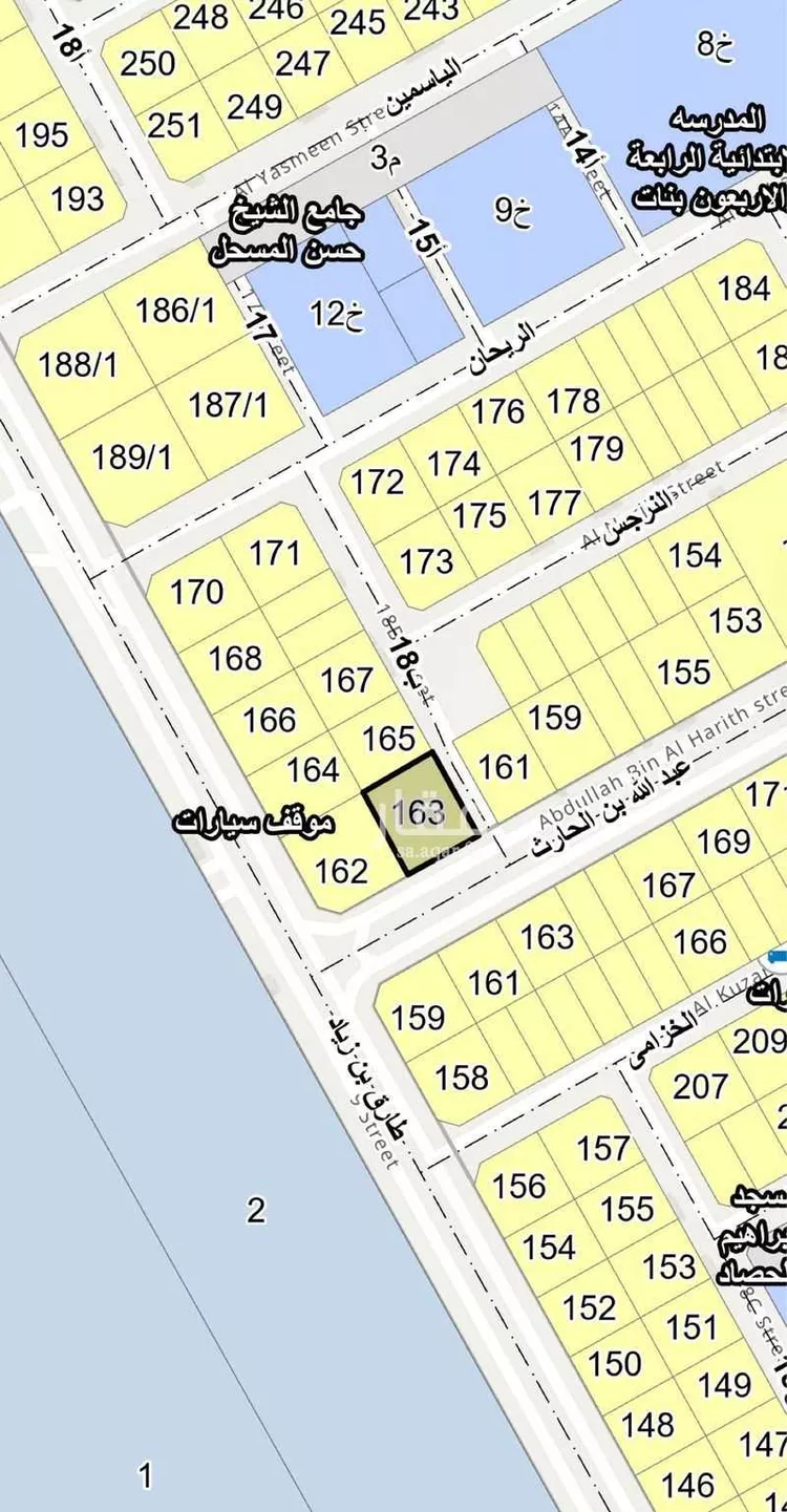 أرض للبيع في شارع طارق بن زياد, حي الريان, مدينة الدمام, المنطقة الشرقية