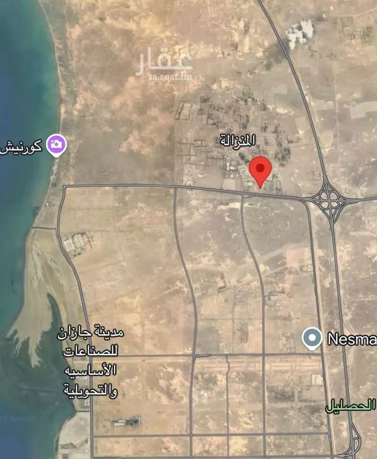 أرض للبيع في شارع طريق الملك عبد الله, مدينة المنزاله, منطقة جازان صورة 3