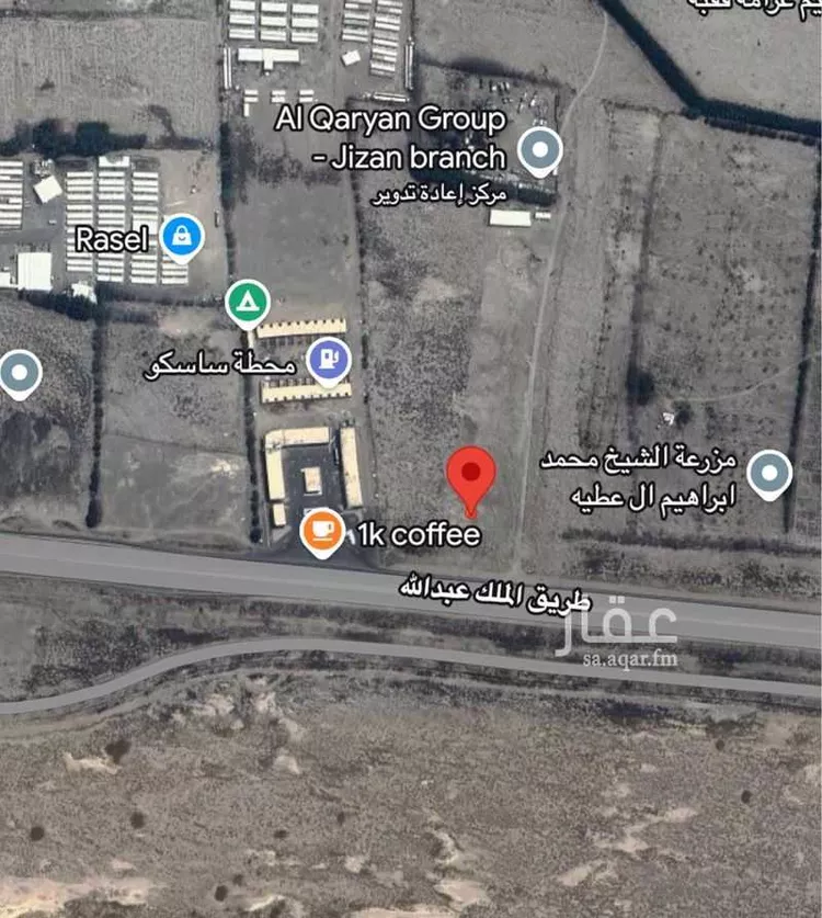 أرض للبيع في شارع طريق الملك عبد الله, مدينة المنزاله, منطقة جازان صورة 2