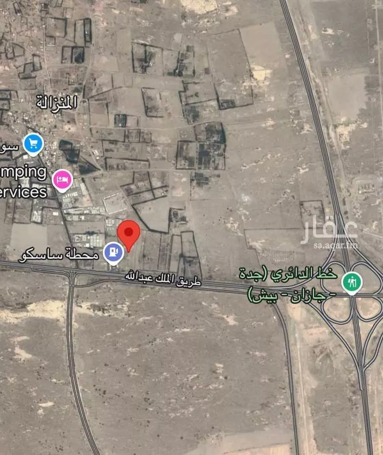 أرض للبيع في شارع طريق الملك عبد الله, مدينة المنزاله, منطقة جازان صورة 2