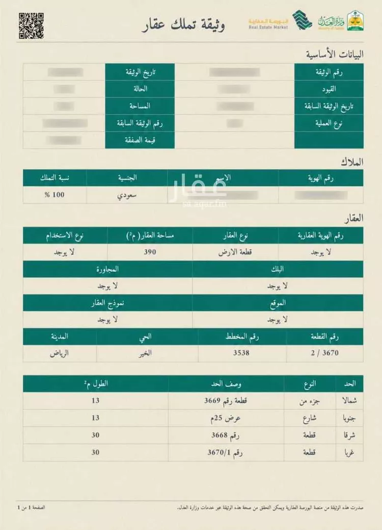 أرض للبيع في حي الخير, مدينة الرياض, منطقة الرياض صورة 2