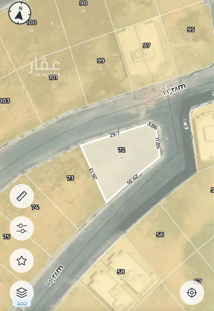 أرض للبيع في حي الرحبة, مدينة الطائف, منطقة مكة المكرمة
