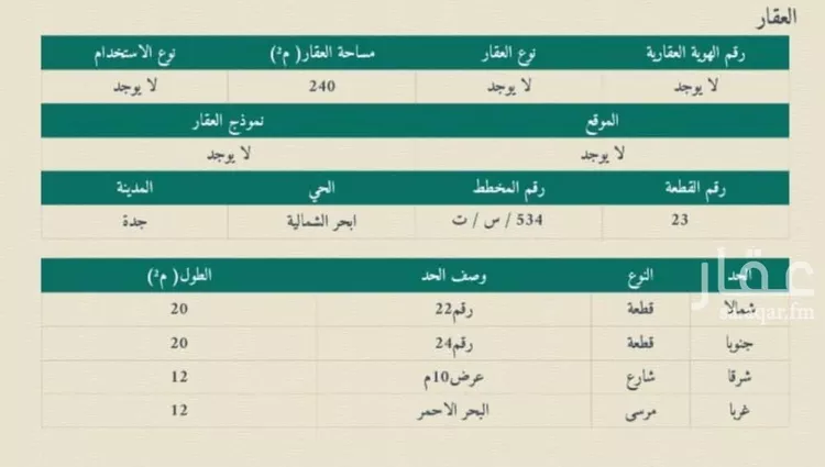 أرض للبيع في شارع أبحر الشمالية 32, حي أبحر الشمالية, مدينة جدة, منطقة مكة المكرمة صورة 2