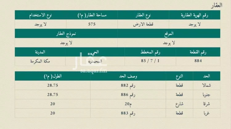 أرض للبيع في شارع وادي المجرده, حي المحمدية, مدينة مكة المكرمة, منطقة مكة المكرمة صورة 2