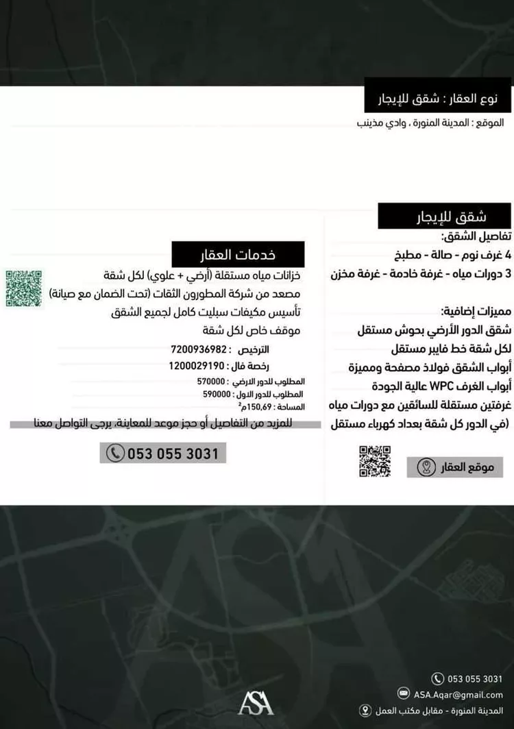 شقة للبيع في شارع اسماعيل بن الفضل, حي وادي مذينب, مدينة المدينة المنورة, منطقة المدينة المنورة صورة 2