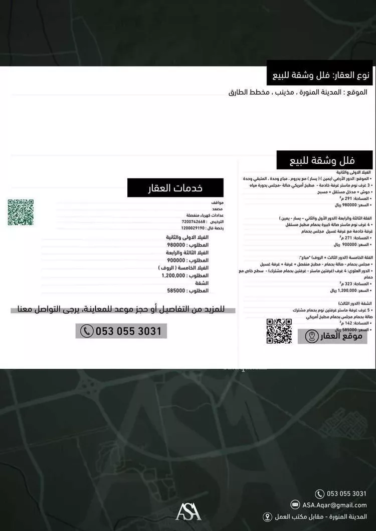 عمارة للبيع في شارع محمد الدره, حي عين الخيف, مدينة المدينة المنورة, منطقة المدينة المنورة صورة 4