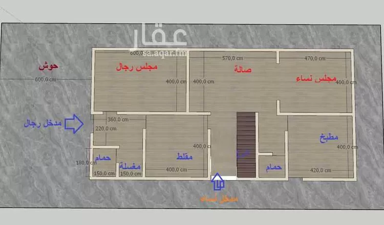 فيلا للبيع في شارع المها, حي ضاحية الملك فهد, مدينة الدمام, المنطقة الشرقية صورة 3