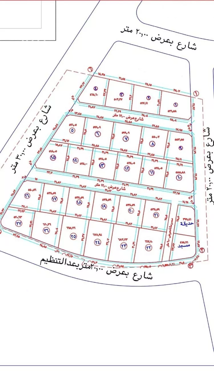 أرض للبيع في حي وادي الشرب, مدينة الطائف, منطقة مكة المكرمة