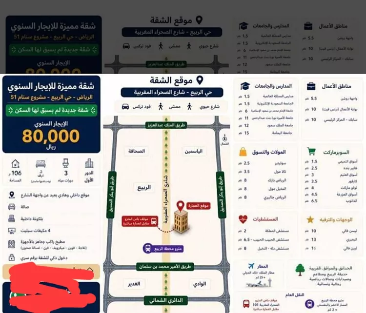 Apartment for Rent in Riyadh Ar Rabie صورة 4