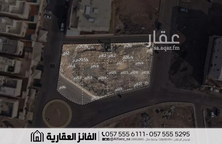 أرض للبيع في شارع عائذ بن الاسود سنان, حي وادي مذينب, مدينة المدينه المنوره, منطقة المدينة المنورة صورة 3