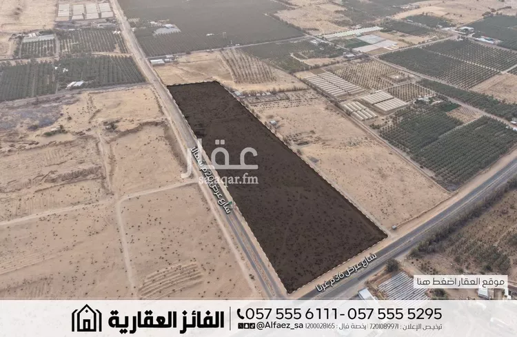 أرض للبيع في شارع عام, مدينة الغماس, منطقة القصيم صورة 4