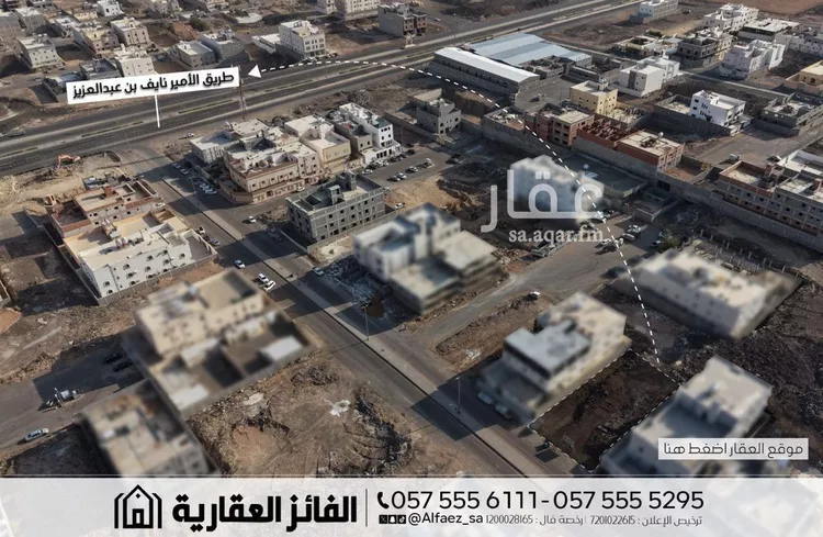 أرض للبيع في شارع ثعلبة الخشني, حي نبلاء, مدينة المدينه المنوره, منطقة المدينة المنورة صورة 3