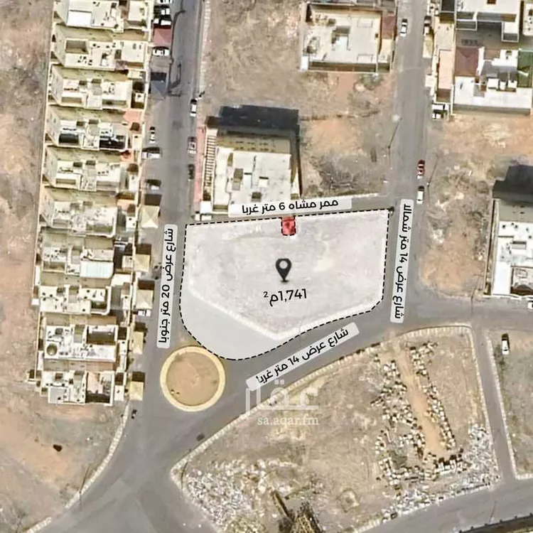 أرض للبيع في شارع عائذ بن الاسود سنان, حي وادي مذينب, مدينة المدينه المنوره, منطقة المدينة المنورة صورة 2