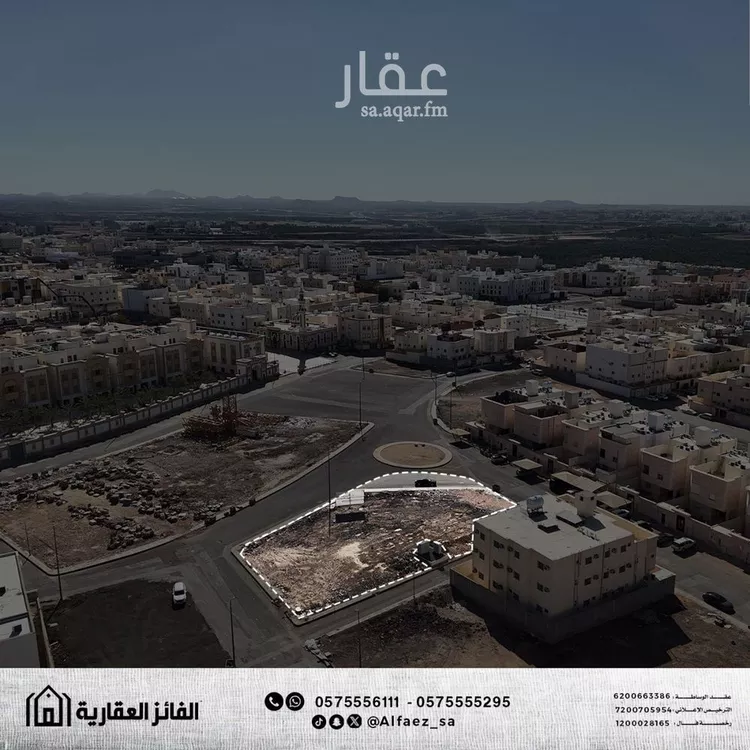 أرض للبيع في شارع عائذ بن الاسود سنان, حي وادي مذينب, مدينة المدينه المنوره, منطقة المدينة المنورة صورة 3