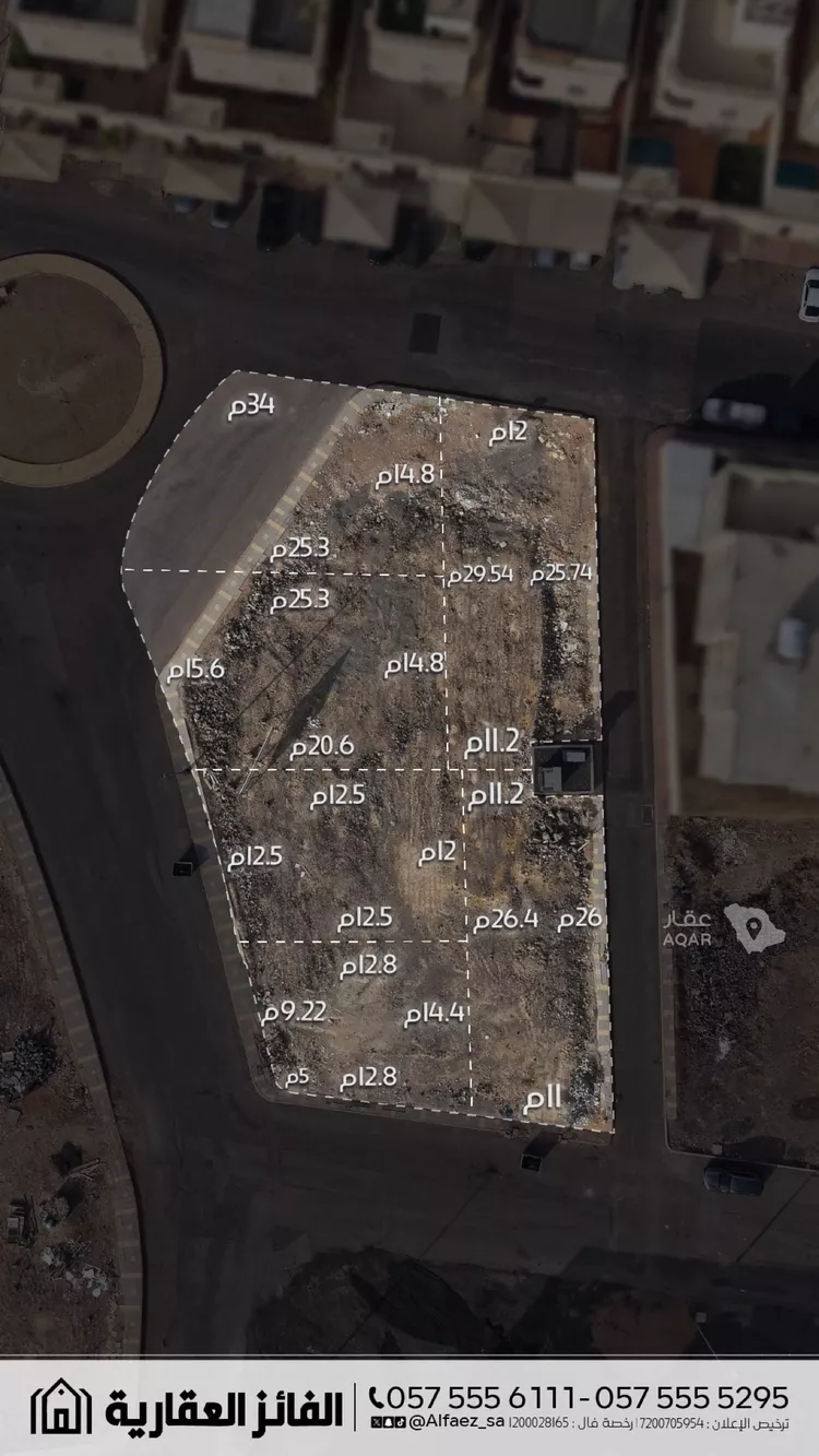 أرض للبيع في شارع عائذ بن الاسود سنان, حي وادي مذينب, مدينة المدينه المنوره, منطقة المدينة المنورة 3