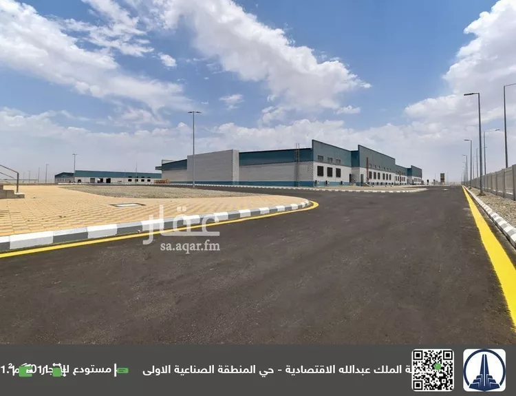 مستودع للإيجار في شارع شارع الرؤيا, مدينة مدينة الملك عبدالله الإقتصاديه, منطقة مكة المكرمة