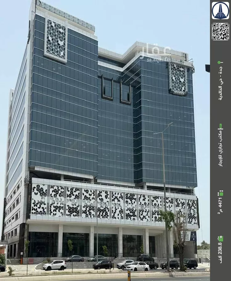 مكتب تجاري للإيجار في شارع صاري فرعي, حي الخالدية, مدينة جدة, منطقة مكة المكرمة