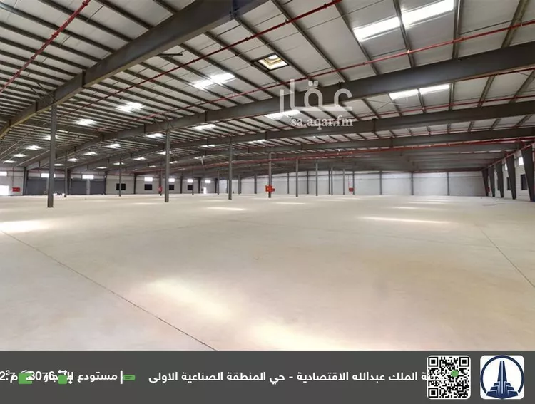 مستودع للإيجار في شارع جادة الموارد, حي الملك عبدالله الاقتصادية, مدينة الملك عبدالله الاقتصادية, منطقة مكة المكرمة