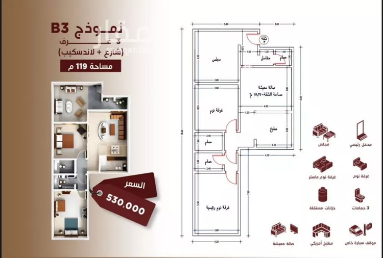 شقة للبيع في شارع ابن الرومي, حي الحمراء, مدينة جدة, منطقة مكة المكرمة