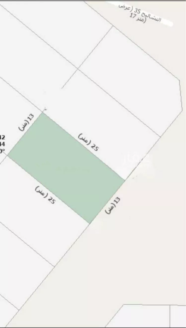 أرض للبيع في شارع حجاب, حي الباطن, مدينة بريدة, منطقة القصيم صورة 2