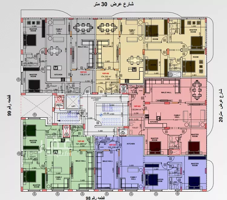 شقة للبيع في شارع 29 السيف, حي السيف, مدينة الدمام, المنطقة الشرقية صورة 2