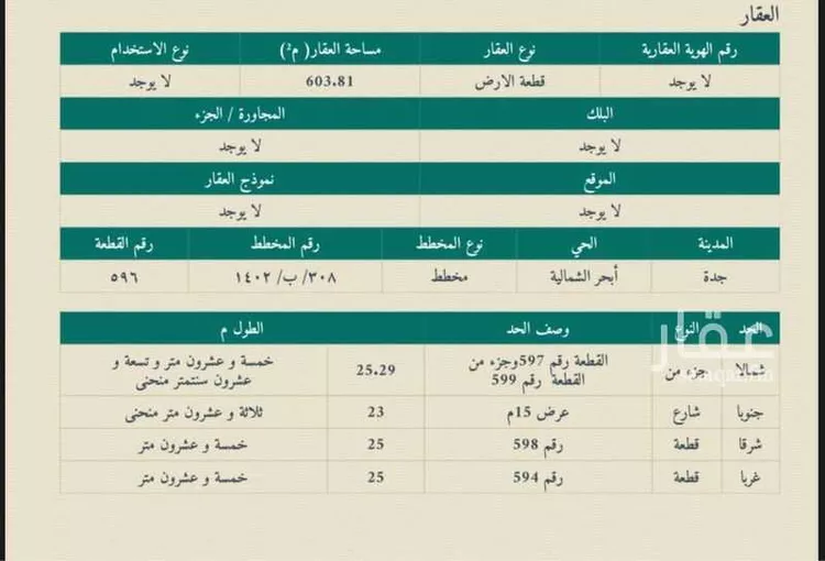 أرض للبيع في شارع فضيلة الشيخ محمد طاهر أفندي, حي المنارات, مدينة جدة, منطقة مكة المكرمة صورة 2