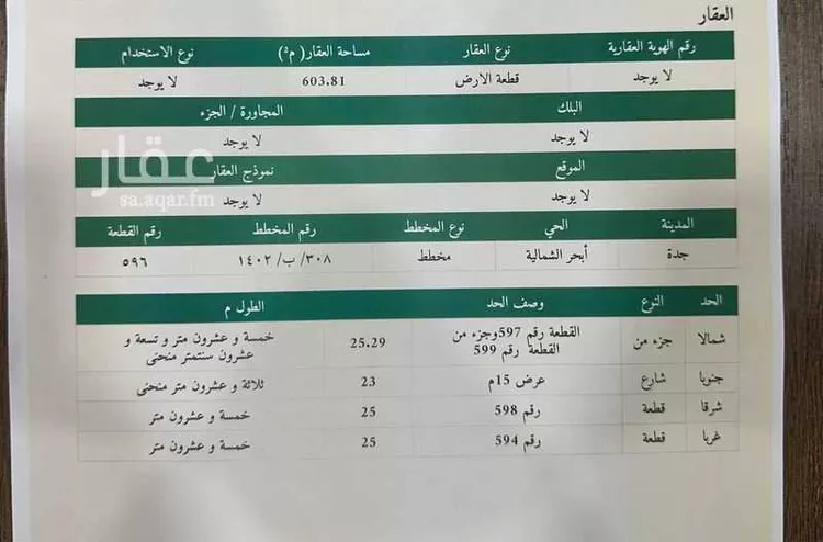 Land for Sale in Jeddah Al Sawari صورة 5