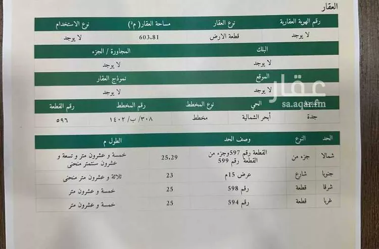 أرض للبيع في شارع فضيلة الشيخ محمد طاهر أفندي, حي المنارات, مدينة جدة, منطقة مكة المكرمة