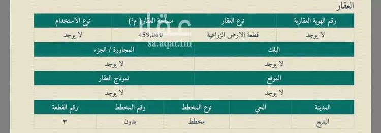 مزرعة للبيع في حي ابار البارده, مدينة ابار البارده, منطقة الرياض