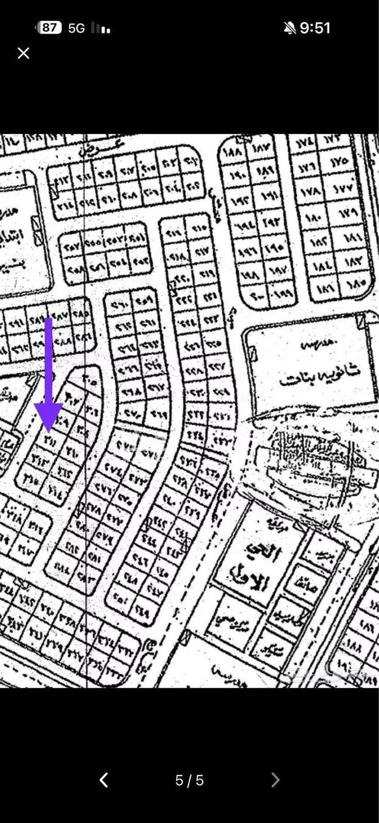 أرض للبيع في شارع محمد بن عبدالغفار, حي هجر الأول, مدينة الاحساء, المنطقة الشرقية صورة 3