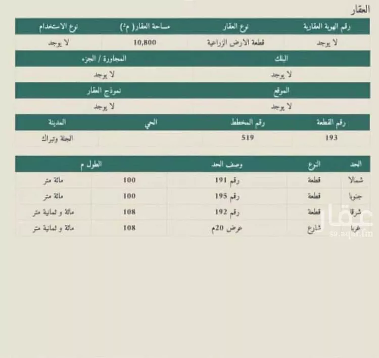 أرض للبيع في شارع شارع, حي ام طليحه, مدينة مرات - ام طليحه, منطقة الرياض