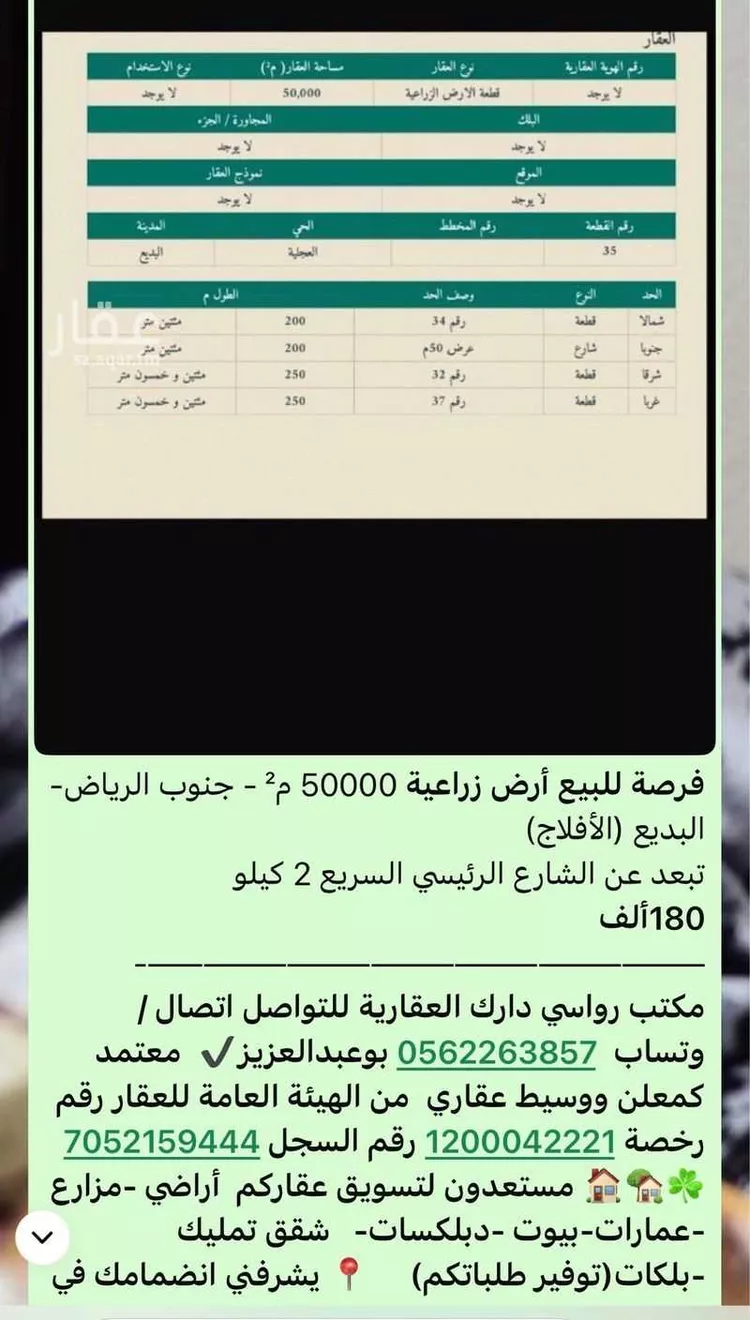 أرض للبيع في شارع شارع, حي مكميه, مدينة مكميه, منطقة الرياض صورة 4