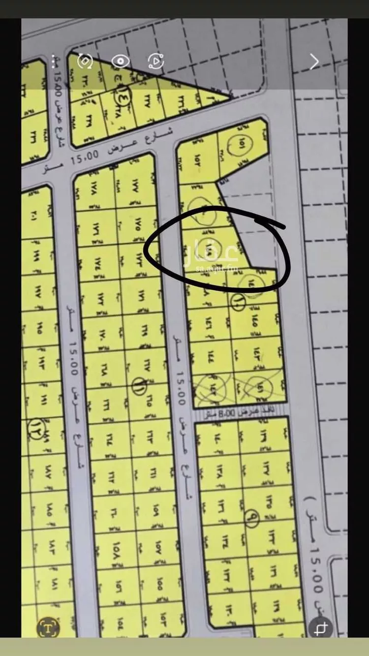 أرض للبيع في شارع عقبة بن نافع, حي النور, مدينة الاحساء, المنطقة الشرقية صورة 5