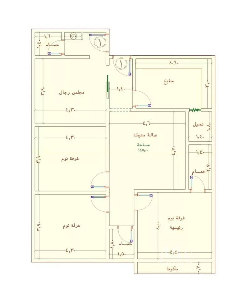 شقة للبيع في شارع الواحة, حي الواحة, مدينة جدة, منطقة مكة المكرمة