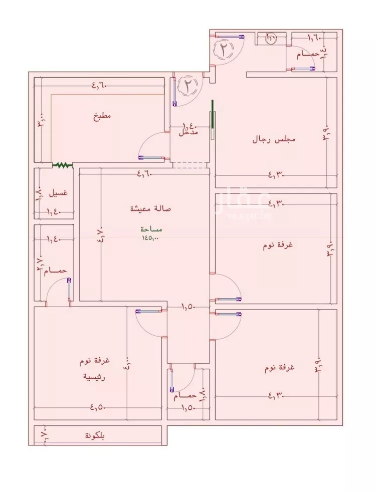 شقة للبيع في شارع الواحة, حي الواحة, مدينة جدة, منطقة مكة المكرمة