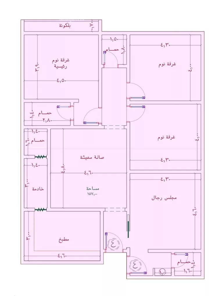 شقة للبيع في شارع الواحة, حي الواحة, مدينة جدة, منطقة مكة المكرمة صورة 5