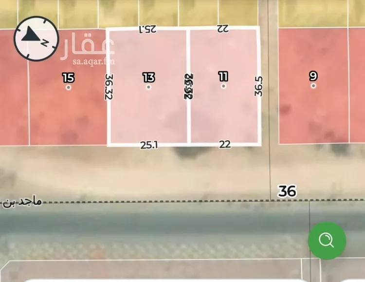 أرض للبيع في شارع ماجد بن مرعيد, حي الدار البيضاء, مدينة الرياض, منطقة الرياض صورة 2