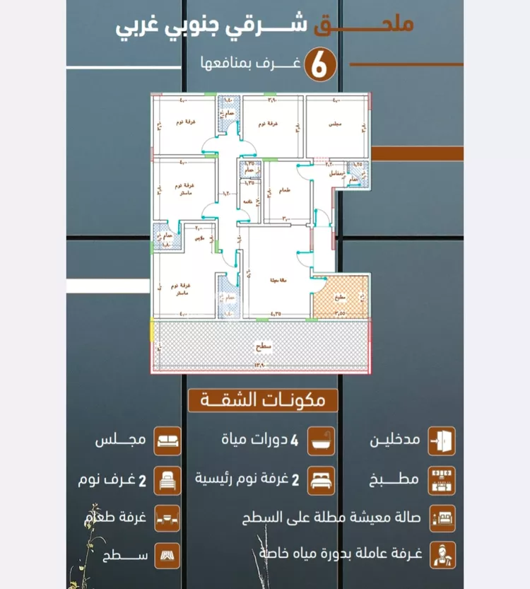 شقة للبيع في شارع ابراهيم بن كنيف, حي السلامة, مدينة جدة, منطقة مكة المكرمة 5