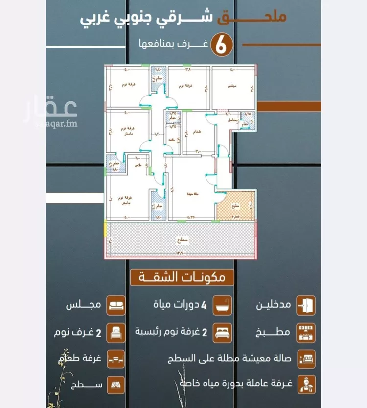 شقة للبيع في شارع ابراهيم بن كنيف, حي السلامة, مدينة جدة, منطقة مكة المكرمة صورة 2