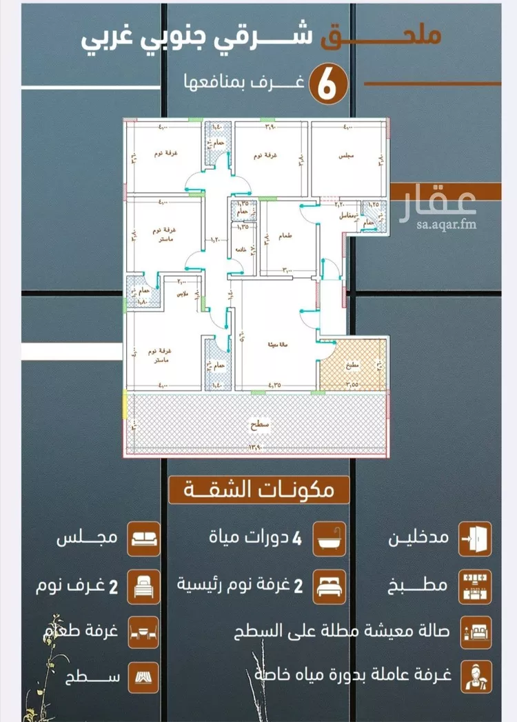 شقة للبيع في شارع ابراهيم بن كنيف, حي السلامة, مدينة جدة, منطقة مكة المكرمة صورة 2