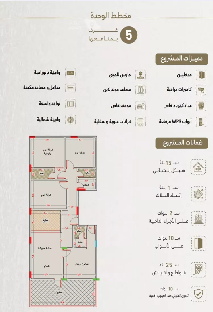 شقة للبيع في شارع ابو وهيب الجشمي, حي النعيم, مدينة جدة, منطقة مكة المكرمة 9