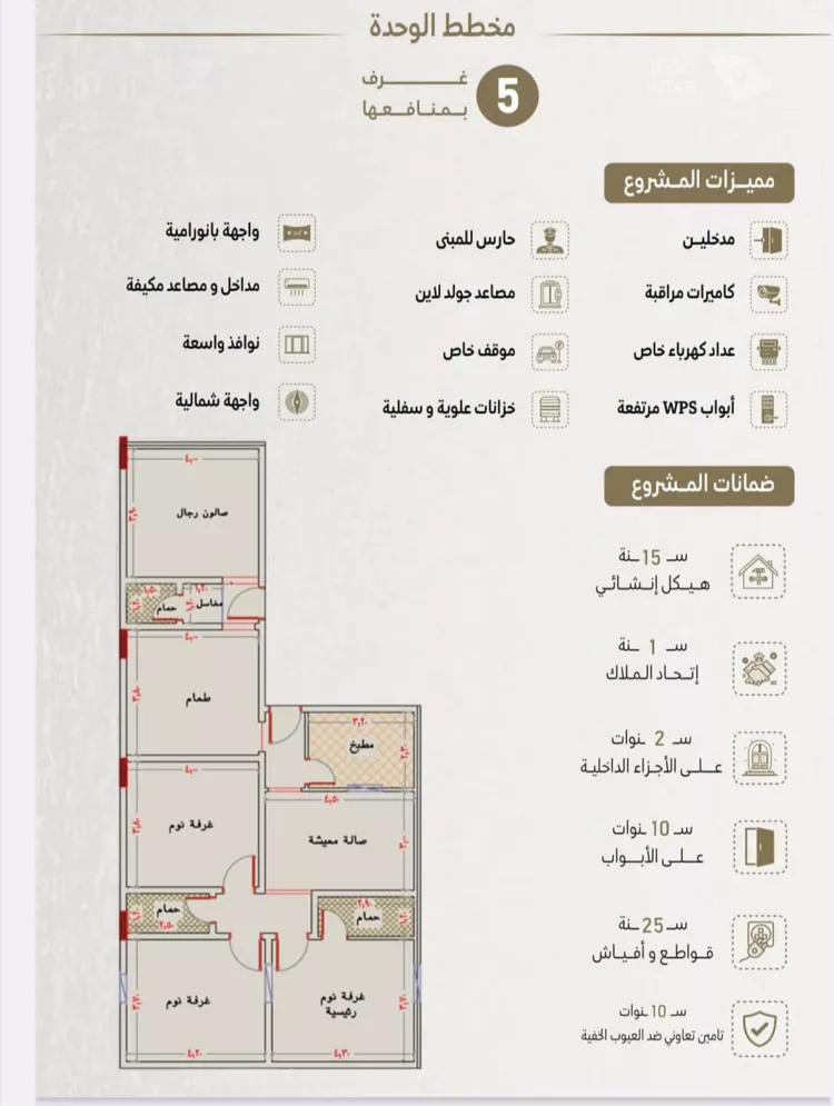 شقة للبيع في شارع ابو وهيب الجشمي, حي النعيم, مدينة جدة, منطقة مكة المكرمة 6