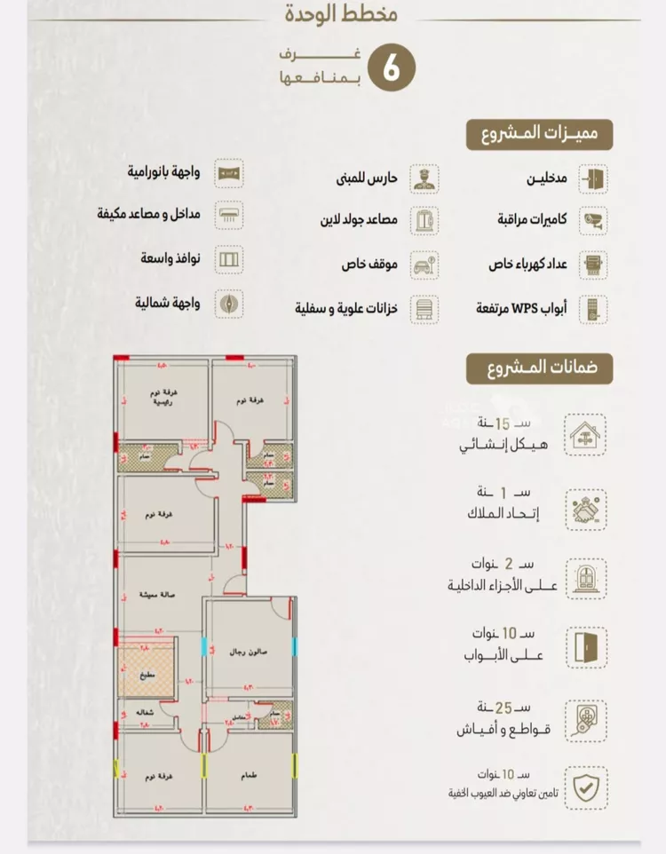 شقة للبيع في شارع ابو وهيب الجشمي, حي النعيم, مدينة جدة, منطقة مكة المكرمة 10