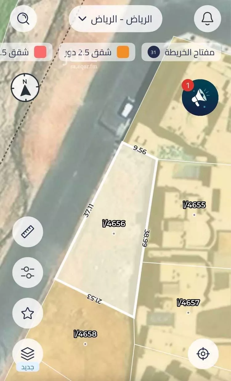 أرض للبيع في شارع بدون اسم, حي المهدية, مدينة الرياض, منطقة الرياض
