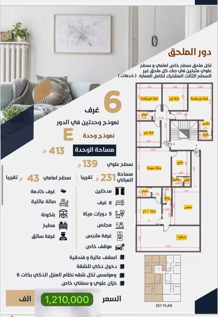 شقة للبيع في شارع حرب ابن ابي حرب الثقفي, حي الريان, مدينة جدة, منطقة مكة المكرمة صورة 5
