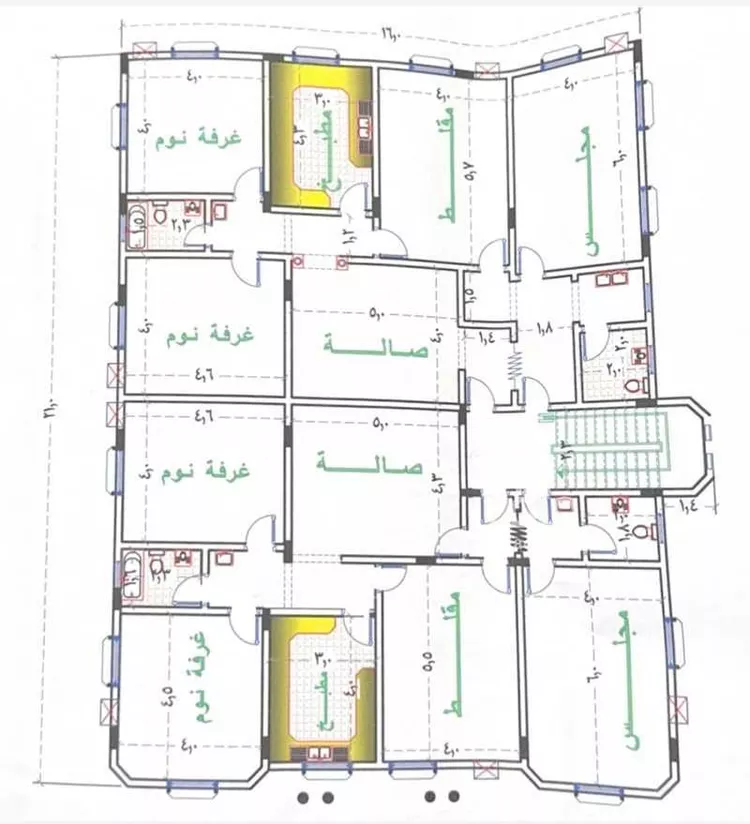 عمارة للبيع في شارع شارع الغزالي, حي الأمير مشعل أ, مدينة شرورة, منطقة نجران صورة 3